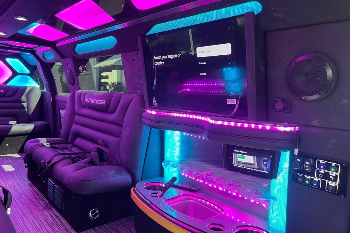 Hummer Stretch Limousine Inside